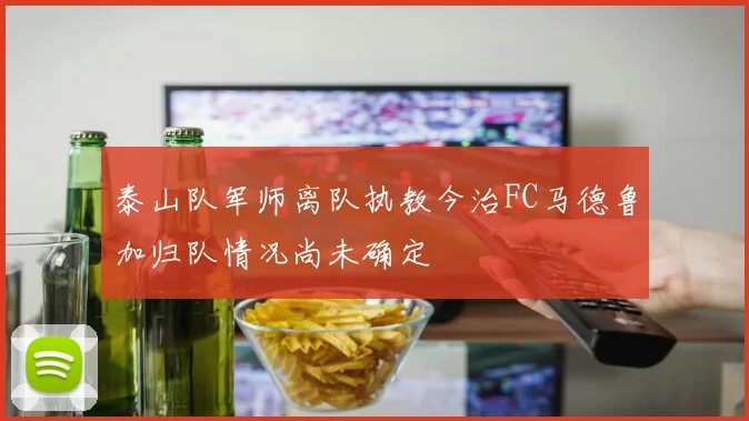 泰山队军师离队执教今治FC马德鲁加归队情况尚未确定